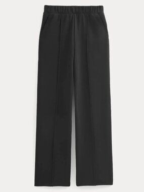 NWT Everlane Black Lightweight Terry Pintuck Sweatpant Women's Size Small